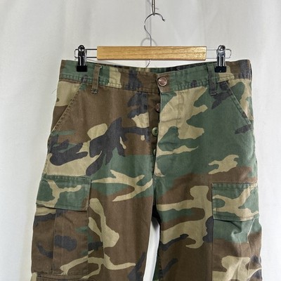Vintage Military Pants Mens Small 30x32 Combat Propper Woodland