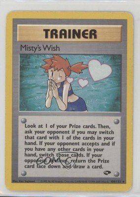 Misty's Wish 1st Ed. Pokemon Gym Challenge #108 2000
