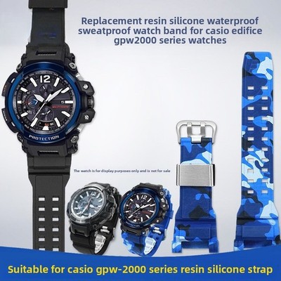 For Casio Gravitymaster 5502 GPW-2000-1A/1A2/3A Waterproof Silicone Watch Strap