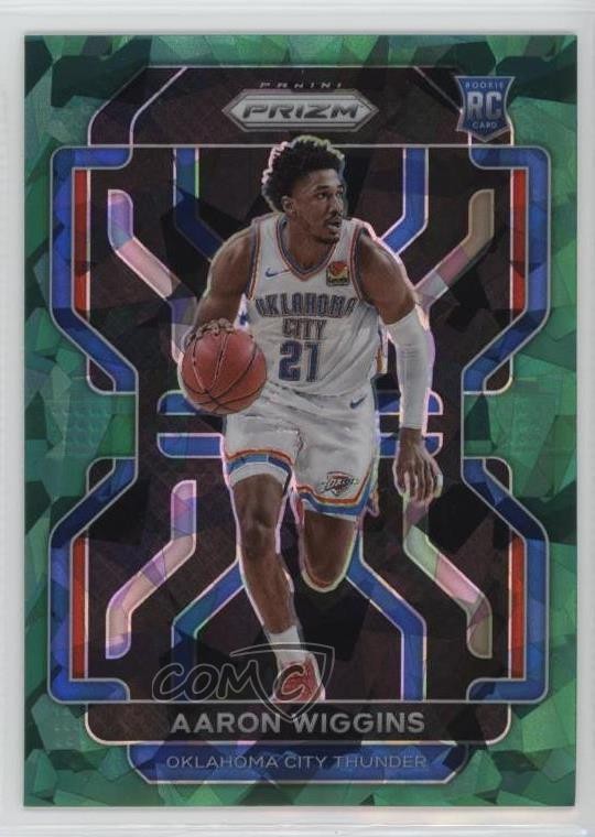 2021-22 Panini Prizm Green Ice Prizm Aaron Wiggins #286 Rookie RC 6k2