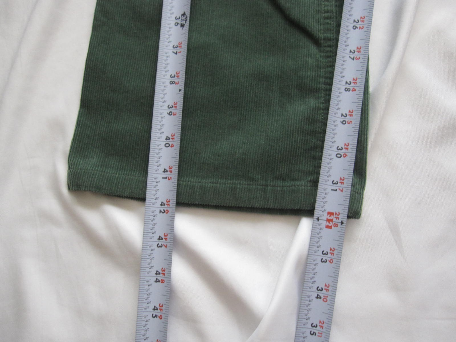 Y2K Vintage Ralph Lauren RL Corduroy Pants Women Cotton Wide Leg Sz 14 (WP375) thumbnail 6