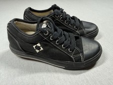 Heelys Kid's Pro 20 Canvas Skater Shoes Youth Size 2 Black Sneakers