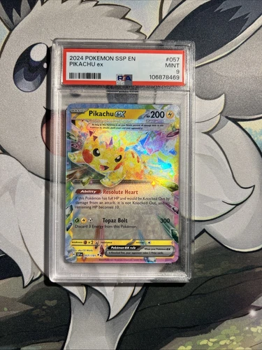 2024 Pokemon Surging Sparks PIKACHU EX 57/191 PSA 9 MINT