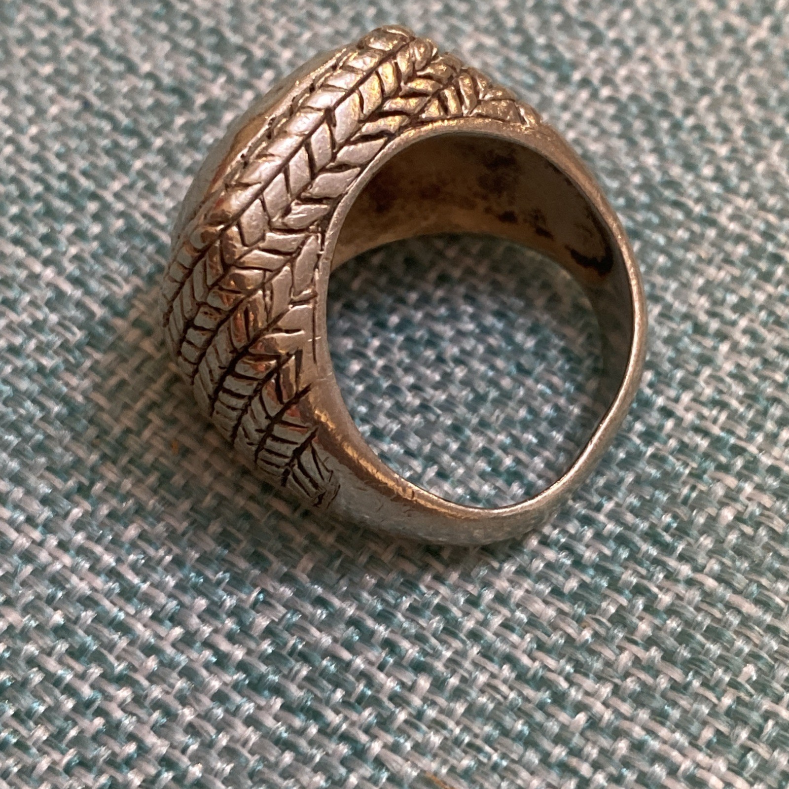 Silpada Sterling Silver Ring Square Shape Divot P… - image 7