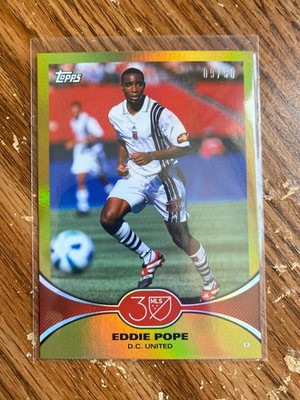 2025 Topps MLS 30th Anniversary Eddie Pope Gold Foil 9/50