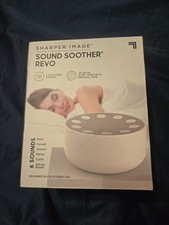 Sharper Image Sound Soother REVO Sleep Aid White Noise Nature Sounds Relax Peace