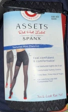 NEW ASSETS by SPANX Red Hot Label Shaping Tights Size 4/D No-Dig Waist Black $22