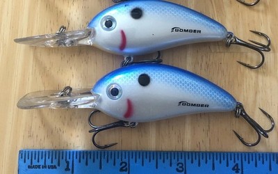 2 Bomber Deep Fat Free Shad Square lip fishing lure Crankbait S36