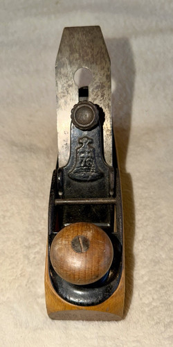 Stanley No. 122 Liberty Bell Transitional Plane, Original Stanley Iron, VG COND!