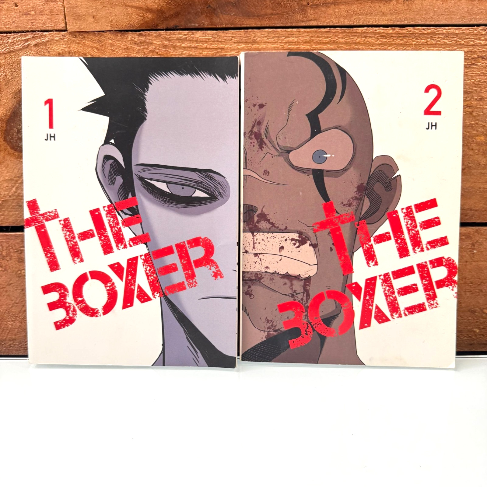 The Boxer Vol 1 & 2 Manga Anime Manhwa Set Libro de bolsillo Inglés JH Webtoon