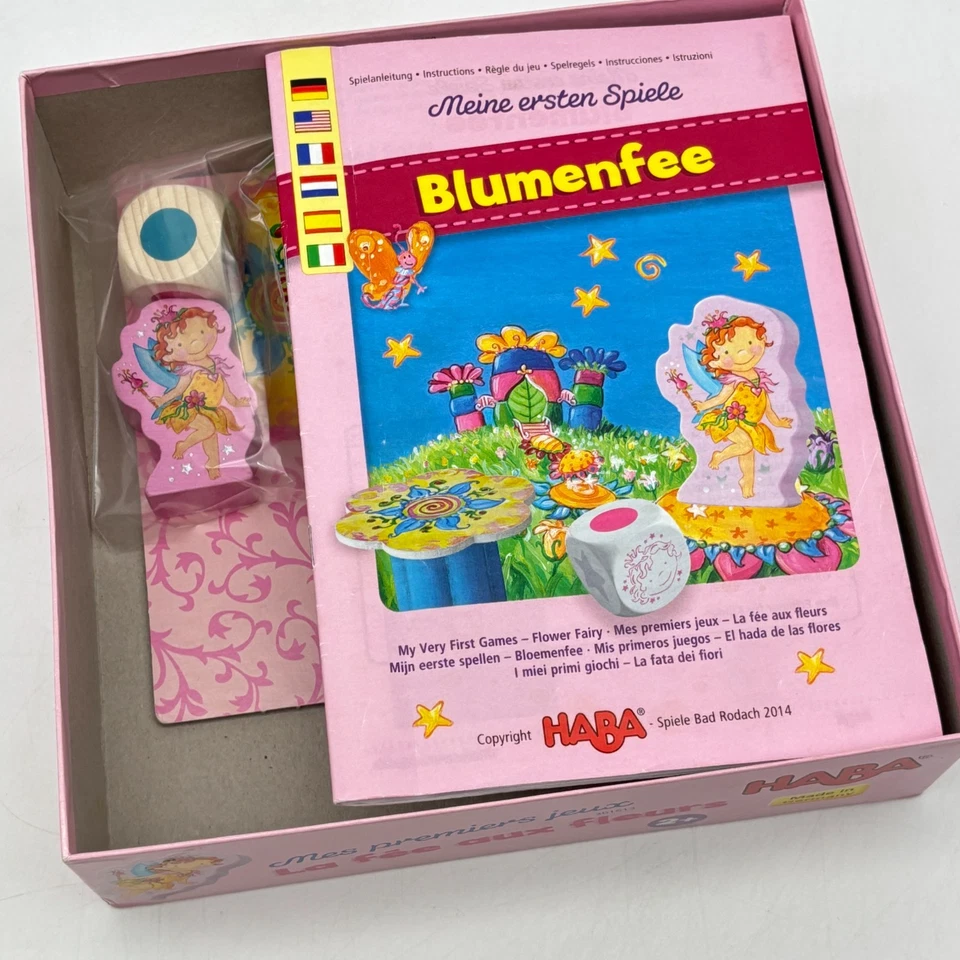 Flower Fairy COMPLETE HABA 2014 Wooden Children's Kids Toys La fée aux fleurs - Image 3 of 4