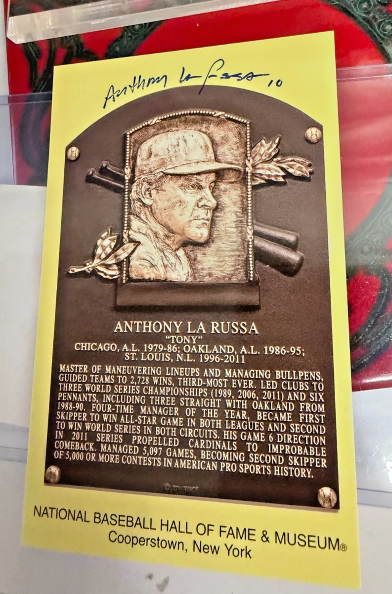 Tony LaRussa Original Sports Autographed Items for sale | eBay