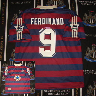 Rare Newcastle United Away Football Shirt Jersey Les Ferdinand