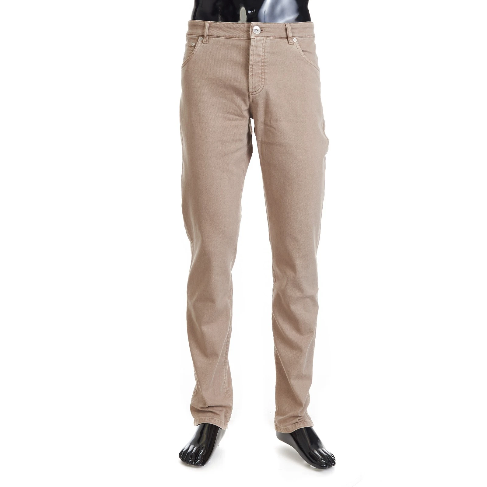 Brunello Cucinelli — BRUNELLO CUCINELLI 695$ Stretch Denim Trousers - Slim Fit, Five-Pocket