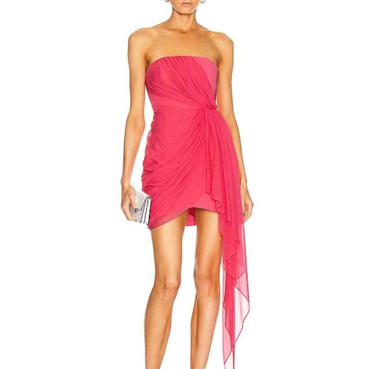Cinq Sept- Pink Yuki Draped Strapless Mini Dress Size 8 NWT | eBay Cinq Sept- Pink Yuki Draped Strapless Mini Dress Size 8 NWT | eBay
