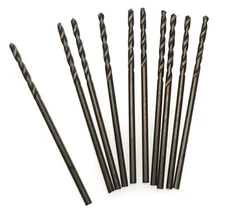 1.2Mm / 3/64" Cobalt Drill Bit Set (10 Pcs), M35 Cobalt Twist Drill Bits for Sta