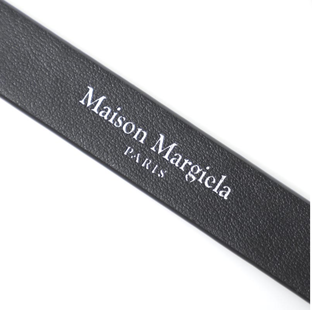 Maison Martin Margiela leather Croc Mini Belt Size 100 Black . | eBay