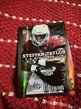 2013 Absolute Spectrum Black #187 Stepfan Taylor /49 Autograph