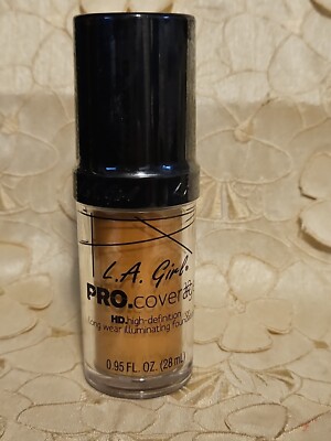 L.A. Girl-Pro. Coverage-HIGH-DEFINITION-ILLUMINATING Foundation-Bronze-SEALED!