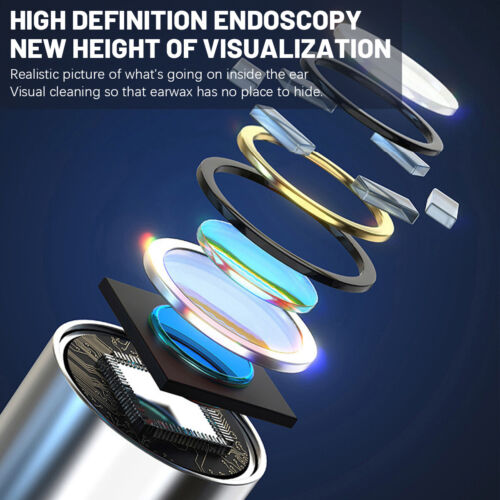 Ear Cleaner Endoscope Spoon Ear Wax Removal Cleaning Otoscope Wifi Visual Camera - Picture 6 of 12