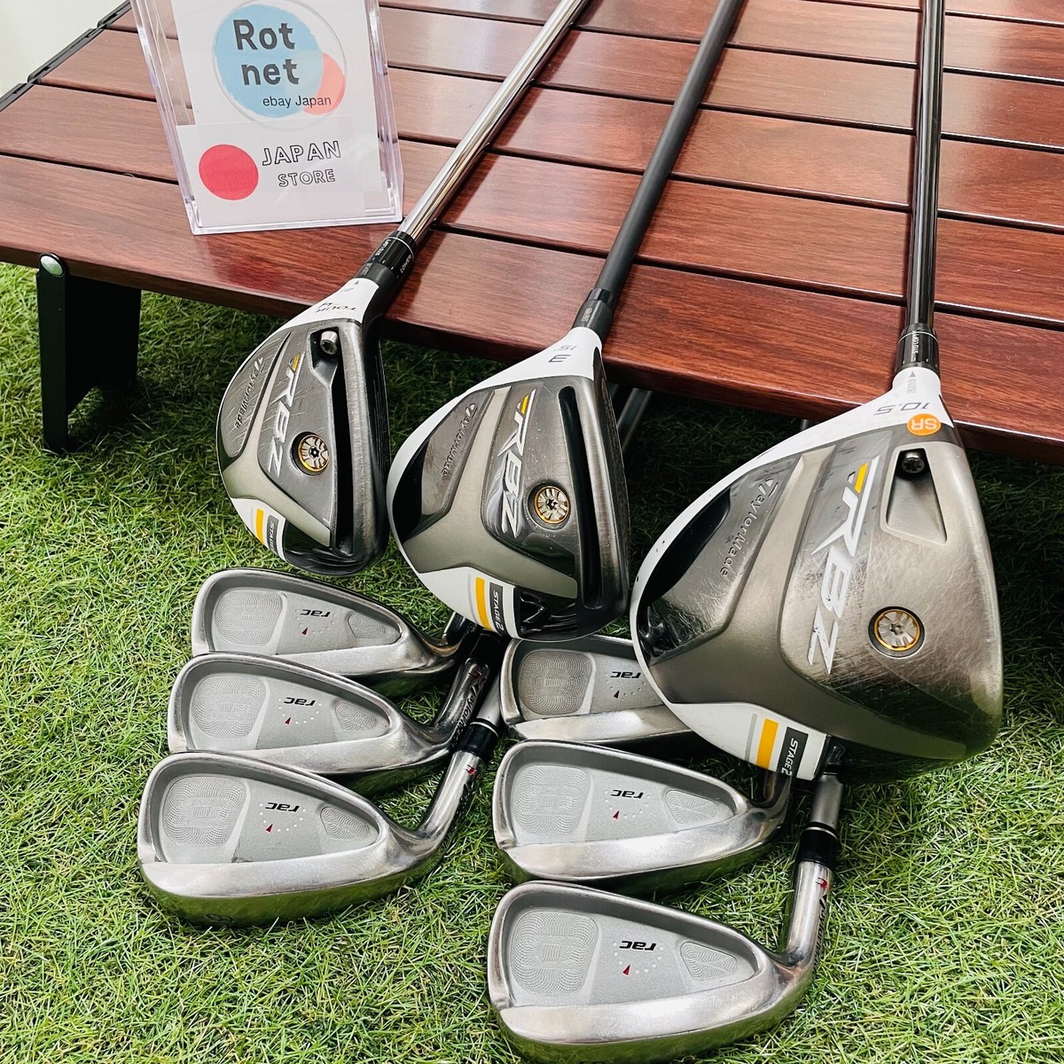 LH TaylorMade RBZ STAGE2 Set 1w 3w 4ut rac Iron 56789P 9club Golf 