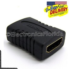 Adapter HDMI Standard Female to HDMI Standard Female Black Connector Adapter