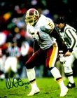 Signed 8x10 MONTE COLEMAN Washington Redskins Autographed photo - w/  COA