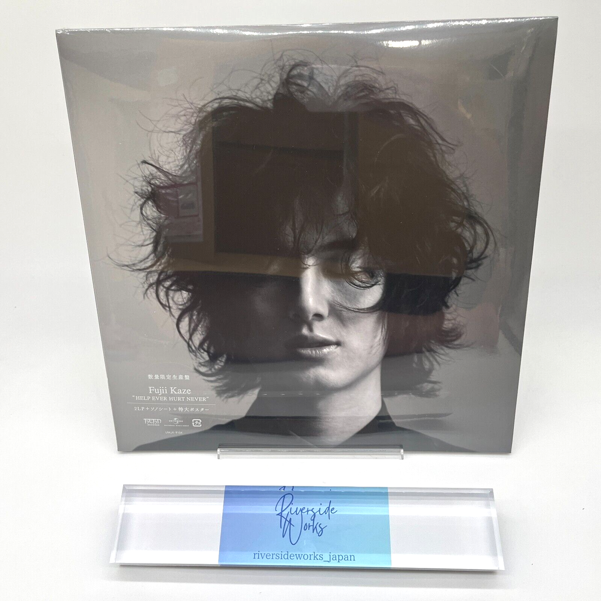 Fujii Kaze HELP EVER HURT NEVER Vinyl LP Flexi Disc Poster Fujii Kaze HELP EVER HURT NEVER Vinyl LP Flexi Disc Poster