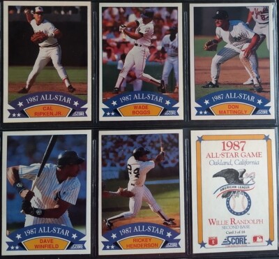 Cal Ripken #5 1988 Score 'box bottom'