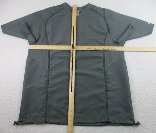 Nike Windbreaker Jacket Mens Medium Team Fit Dry 1/2 Zip Pullover Short Sleeve - Picture 6 of 9