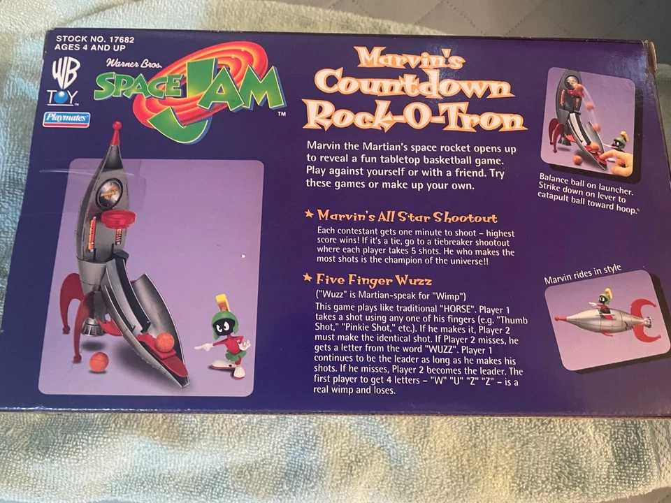 Playmates Space Jam 1996 - Juego Rock-o-tron de Marvin’s Countdown - Nuevo en caja sin usar, en caja Foto 3 de 4