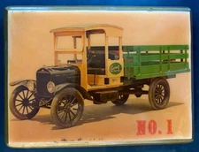 Vintage Decoupage Model T Truck Central L No. 1 -  Picture Wall Art Plaque MCM