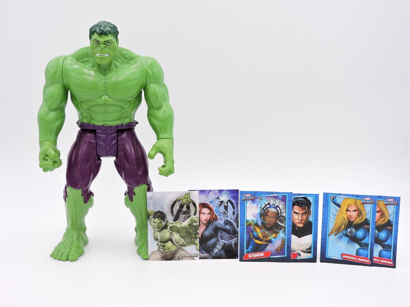 Incredible HULK 12" figure Marvel AVENGERS Titan Hero Series with Cards 2014
