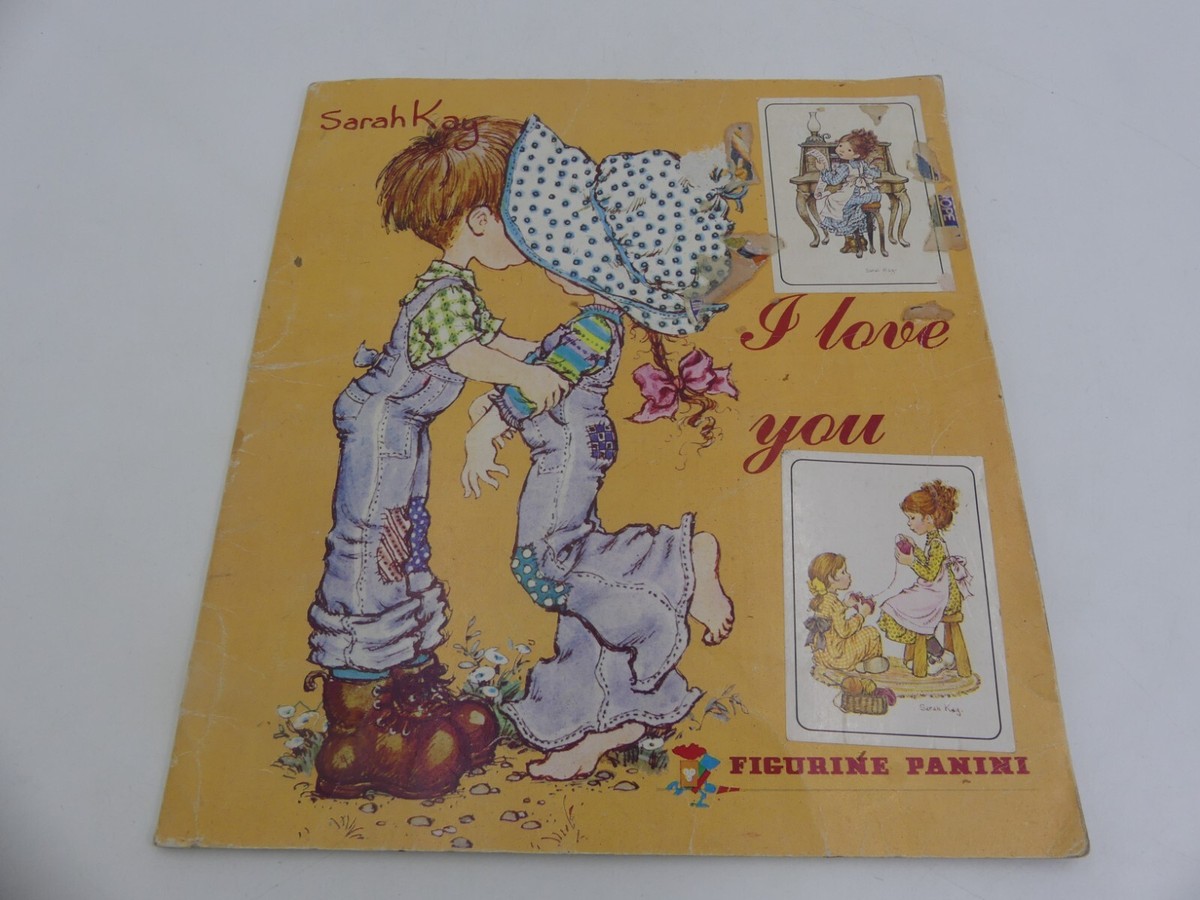 VINTAGE 80'S GREEK SARAH KAY PANINI STICKER BOOK INCOMPLETE | eBay