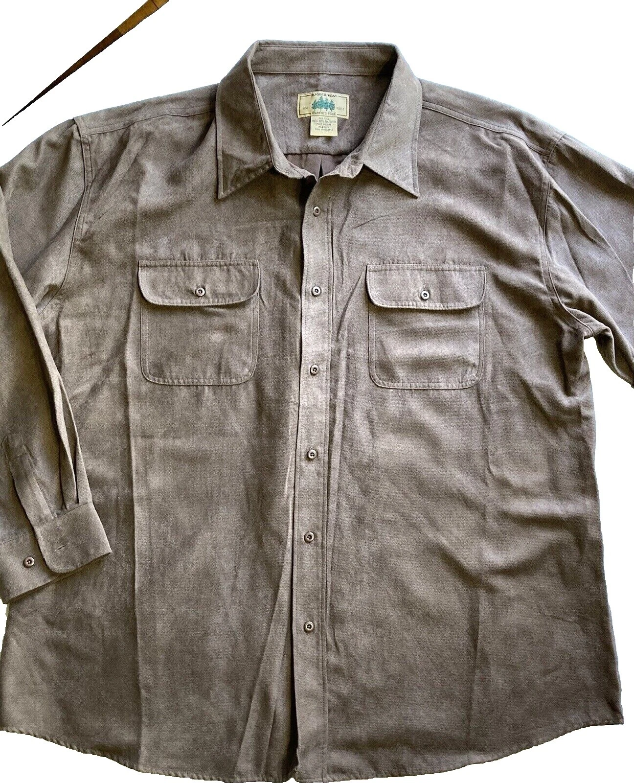 Hunter Polyester Casual Button-Down Shirts for Men