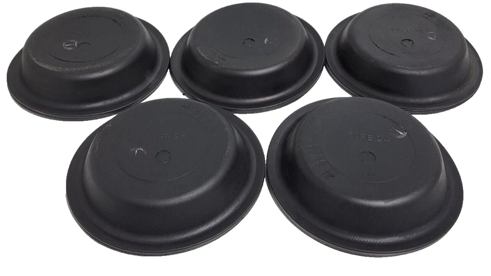 LOTE DE 5 - Diafragma de cámara de freno Wagner tipo 24 wagner 928024 negro Foto 2 de 4