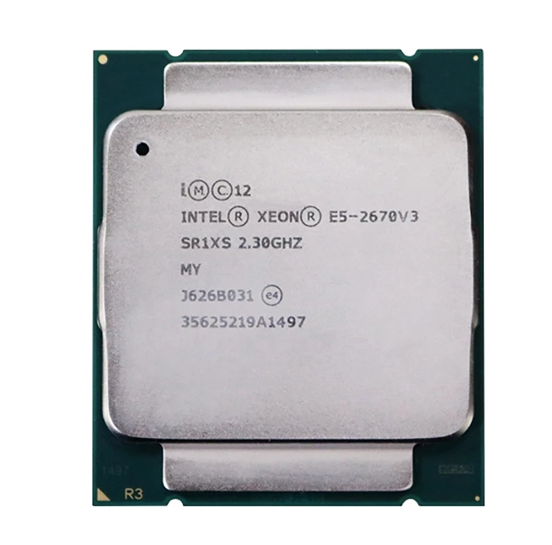 Intel Xeon E5-2670 V3 2.30GHZ SR1XS 30M 12-CORES LGA 2011-3 CPU processor - Image 3 of 4