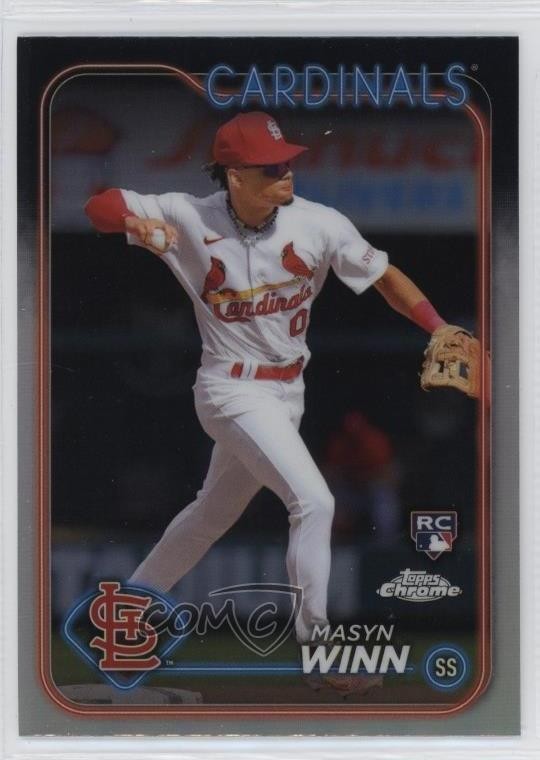 2024 Topps Chrome Refractor Masyn Winn #189 lh0