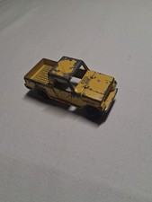 Vintage Tootsie Toy Yellow Jeepster Truck Usa