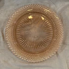 Anchor Hocking Glass Pink Miss America Vintage 10.25" Dinner Plate 1935-1938