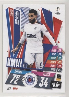 2020-21 Topps Match Attax UCL Extra Away Kit Connor Goldson #AK8 2k3