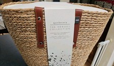 NEW MARKS AND SPENCER APOTHECARY HERO GIFT BAG IN A WOVEN TOTE  SHOULDER BAG  