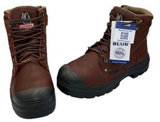 Steel Blue Argyle Zip Met/PR Midsole Bump Cap Boots Men’s 11.5 Oak PPE Safety