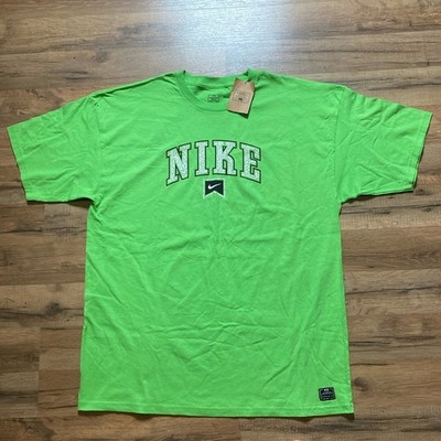 2012 Nike Center Swoosh Spell Out Cement Elephant Print Short Sleeve