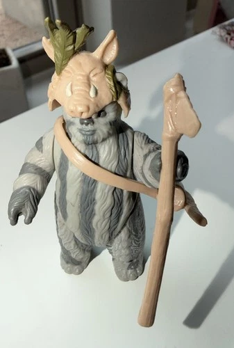 Teebo Ewok Kenner Star Wars 1984 ROTJ Vintage 100% Complete NO REPRO Figure