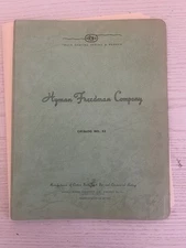 Hyman Freedman Company - Truck- Bus Commercial Seating Catalog 1953