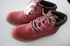 DOCKERS Damen Boots Stiefeletten rot gefüttert Gr. 37 - NEU mit Etikett