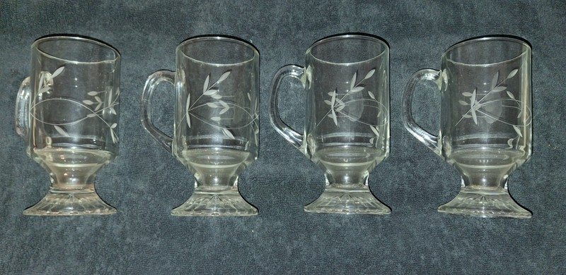 Princess House "Heritage" mugs - set of 4