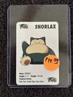 1998 POKEMON KFC CARD GAME SNORLAX #143