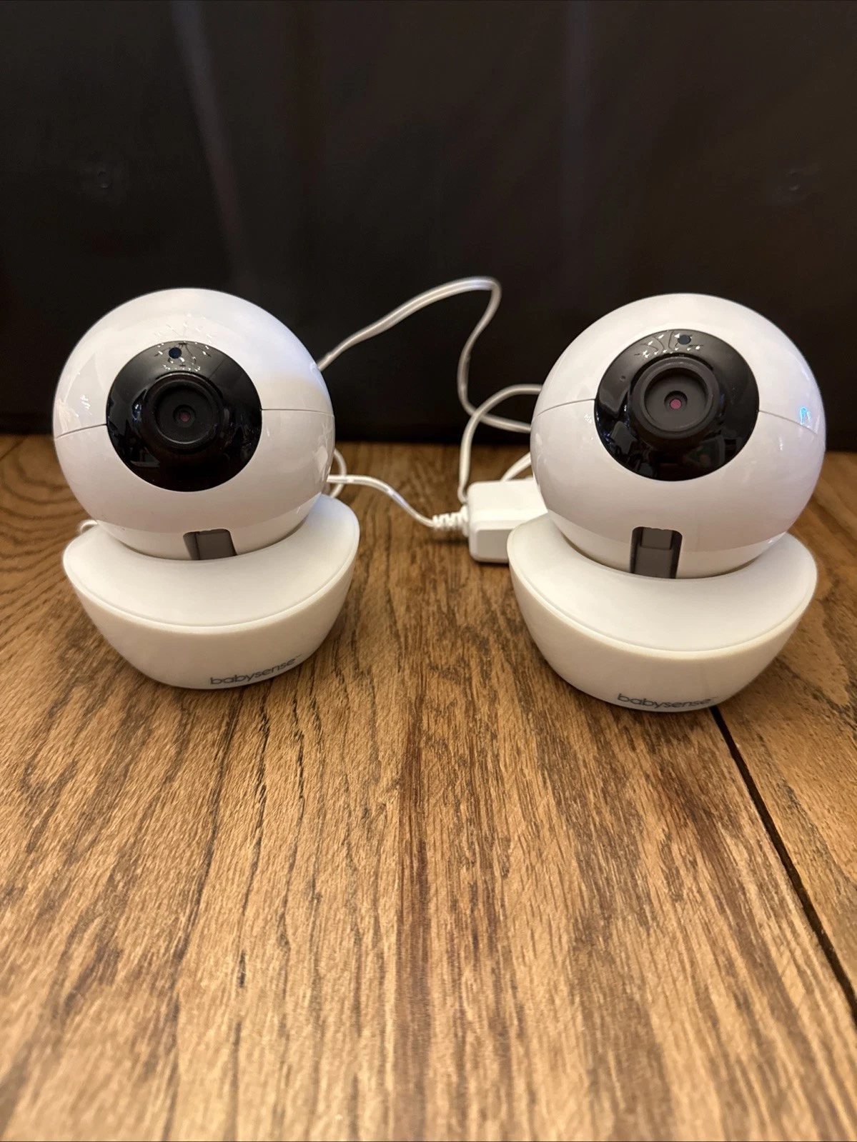 2 Babysense HD Baby Cameras Model S2TX w/Power Supply Tested/Powers On Lights